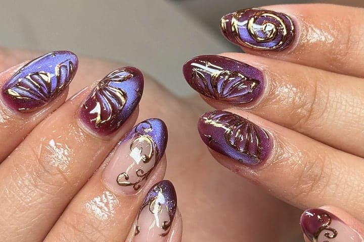 Nail design thumbnail for Instagram post DTdvCUAktah