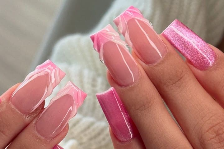 Nail design thumbnail for Instagram post DK3HiFQSn8d