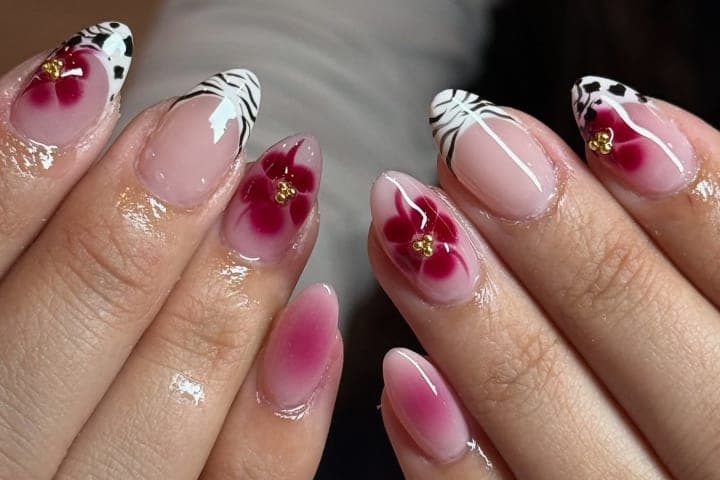 Nail design thumbnail for Instagram post DKOOqM3xjC6