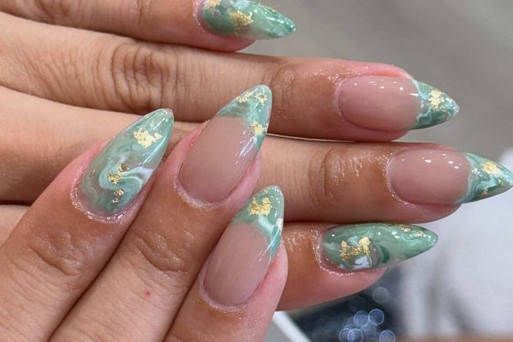 Nail design thumbnail for Instagram post DOMo-nNEmal